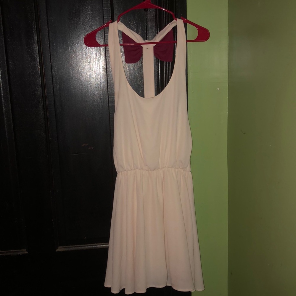 Dress with bow.